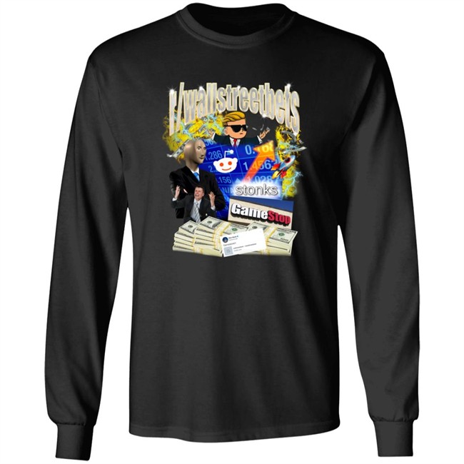 Limited Edition GameStop Pizzaslime Merch The R Wallstreetbets T Shirt To Reddit stonks going up The R Wallstreetbets T Shirt Limited Edition GameStop Pizzaslime Merch The R Wallstreetbets T Shirt To Reddit stonks going up The R Wallstreetbets T Shirt