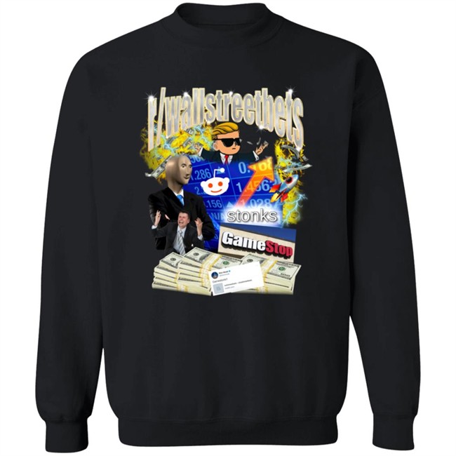Limited Edition GameStop Pizzaslime Merch The R Wallstreetbets T Shirt To Reddit stonks going up The R Wallstreetbets T Shirt Limited Edition GameStop Pizzaslime Merch The R Wallstreetbets T Shirt To Reddit stonks going up The R Wallstreetbets T Shirt