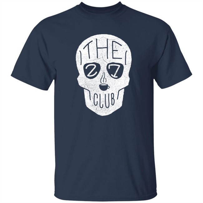 The 27 Club Coffee Skull Logo T Shirt The 27 Club Coffee Skull Logo T Shirt