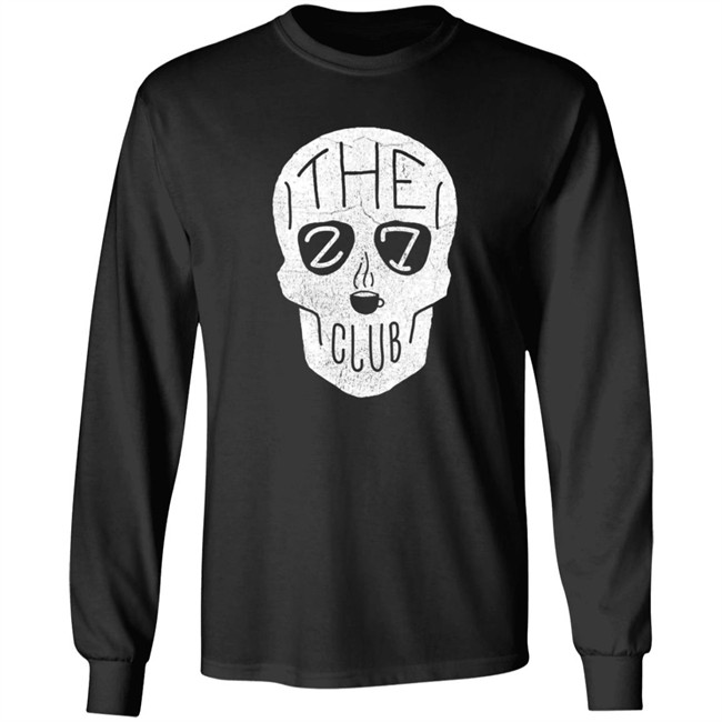 The 27 Club Coffee Skull Logo T Shirt The 27 Club Coffee Skull Logo T Shirt