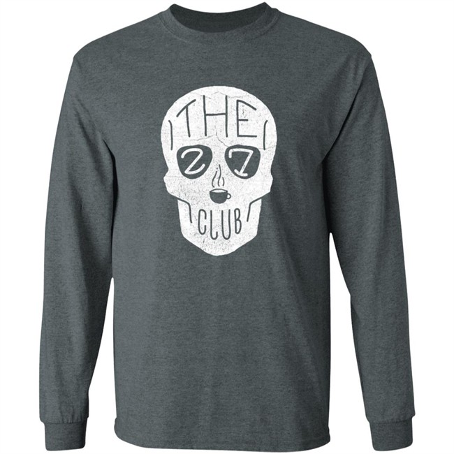 The 27 Club Coffee Skull Logo T Shirt The 27 Club Coffee Skull Logo T Shirt