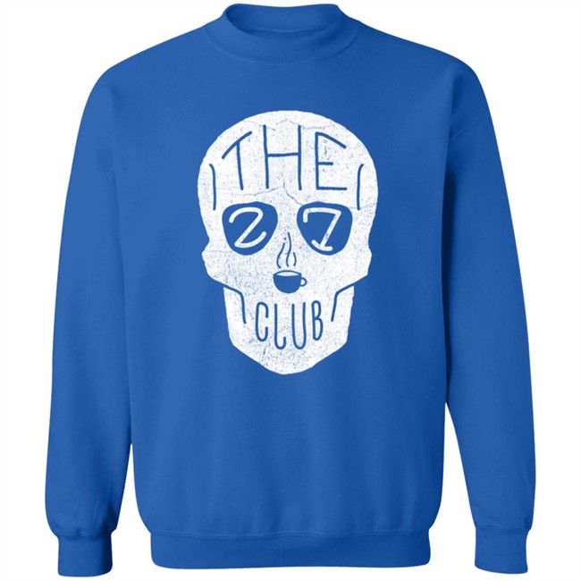 The 27 Club Coffee Skull Logo T Shirt The 27 Club Coffee Skull Logo T Shirt