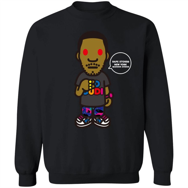 Bape Store Kid Cudi New York Madison Ave Tee Shirt Bape Store Kid Cudi New York Madison Ave Tee Shirt