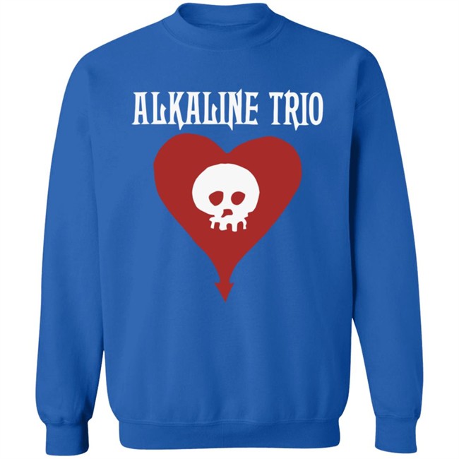 Alkaline Trio Merch Heartskull Shirt Alkaline Trio Merch Heartskull Shirt