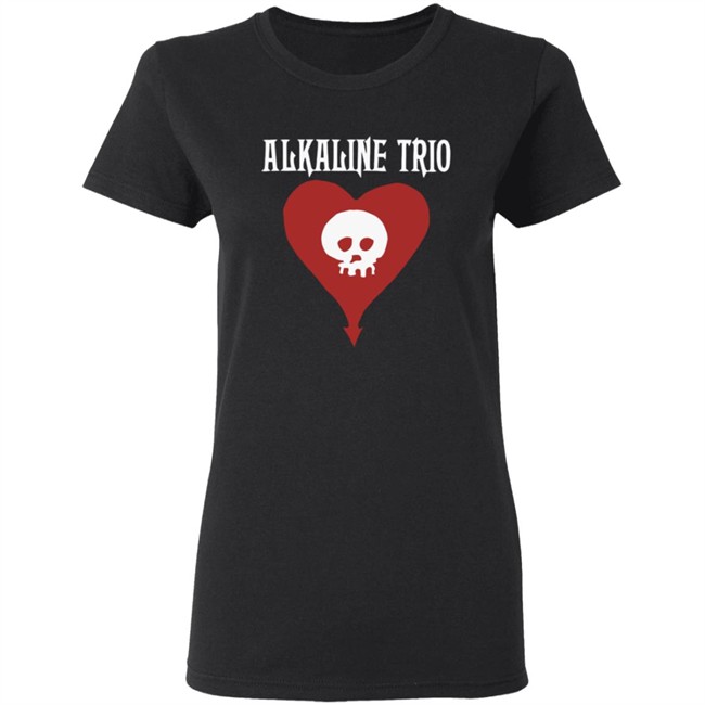Alkaline Trio Merch Heartskull Shirt Alkaline Trio Merch Heartskull Shirt