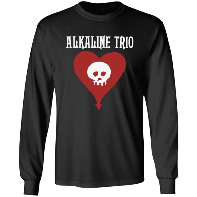Alkaline Trio Merch Heartskull Shirt Alkaline Trio Merch Heartskull Shirt