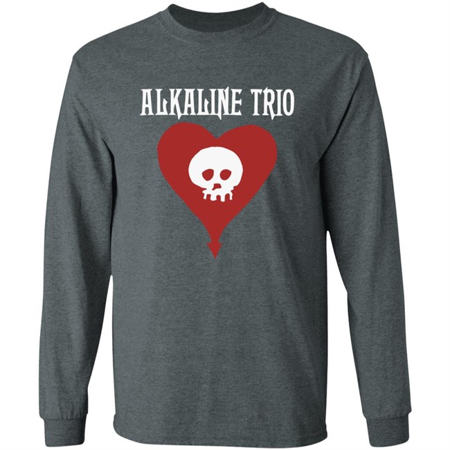 Alkaline Trio Merch Heartskull Shirt Alkaline Trio Merch Heartskull Shirt