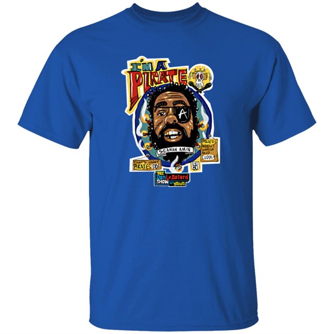Limited Edition Dan Le Batard Show Amin Pirate T Shirt Limited Edition Dan Le Batard Show Amin Pirate T Shirt
