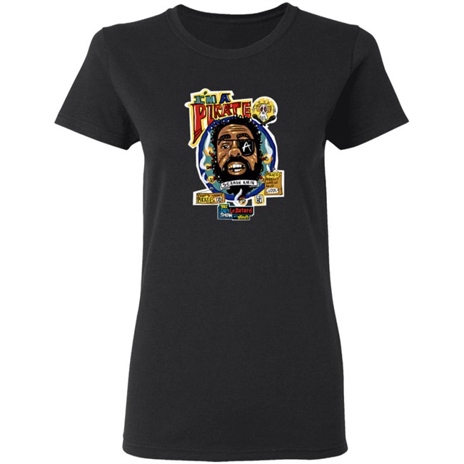 Limited Edition Dan Le Batard Show Amin Pirate T Shirt Limited Edition Dan Le Batard Show Amin Pirate T Shirt