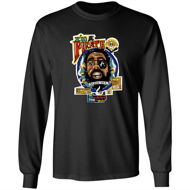 Limited Edition Dan Le Batard Show Amin Pirate T Shirt Limited Edition Dan Le Batard Show Amin Pirate T Shirt