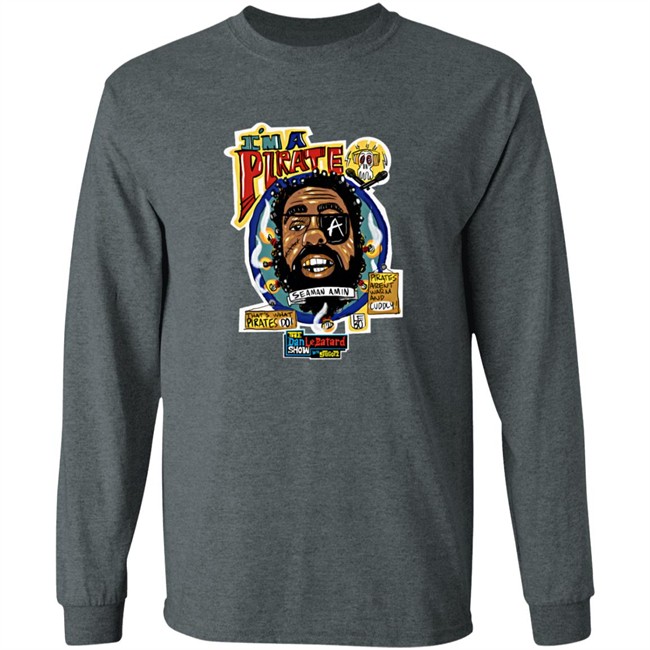 Limited Edition Dan Le Batard Show Amin Pirate T Shirt Limited Edition Dan Le Batard Show Amin Pirate T Shirt