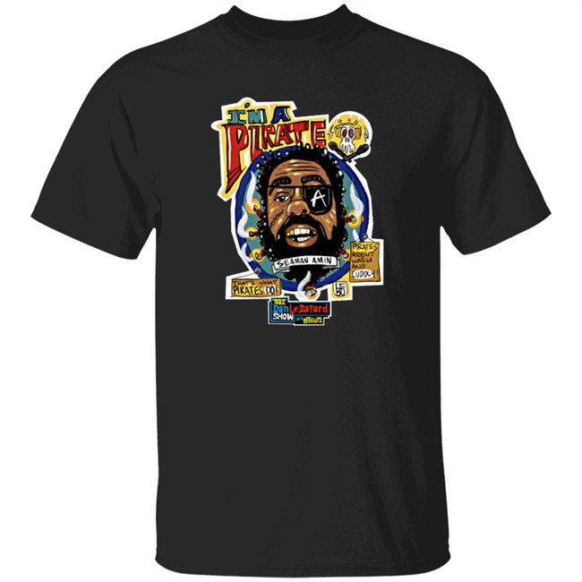 Limited Edition Dan Le Batard Show Amin Pirate T Shirt