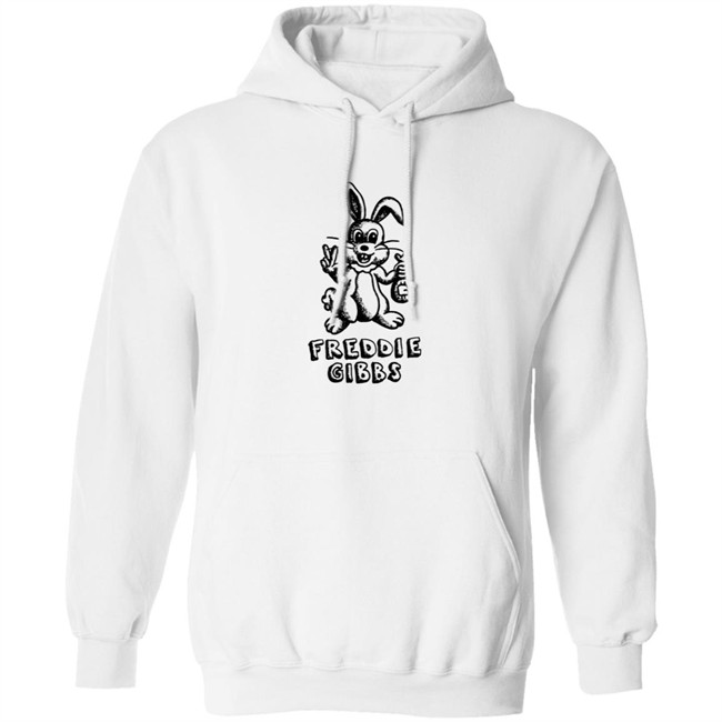 Limited Edition Kanecomics Freddie Gibbs Cartoon Bunny Hoodie Limited Edition Kanecomics Freddie Gibbs Cartoon Bunny Hoodie