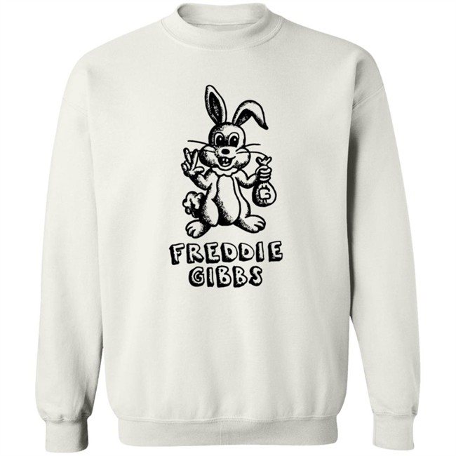 Limited Edition Kanecomics Freddie Gibbs Cartoon Bunny Hoodie Limited Edition Kanecomics Freddie Gibbs Cartoon Bunny Hoodie