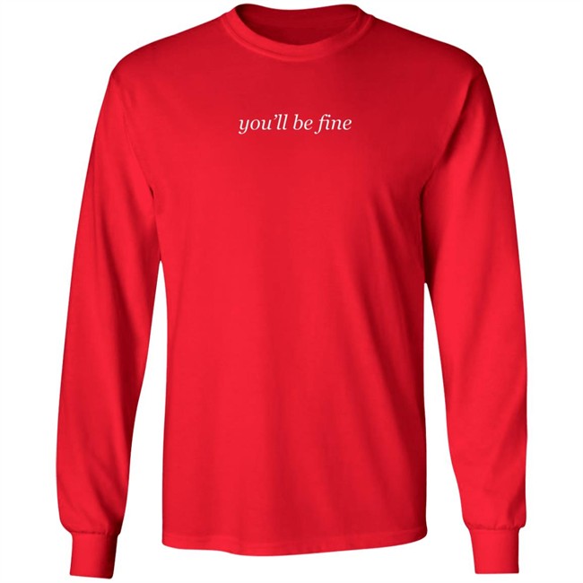 Limited Edition Hot Mulligan Merch You'll Be Fine Sweatshirt Limited Edition Hot Mulligan Merch You'll Be Fine Sweatshirt