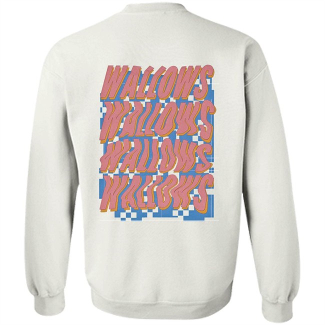Wallows Music Wallows Warped Logo Hoodie Wallows Music Wallows Warped Logo Hoodie