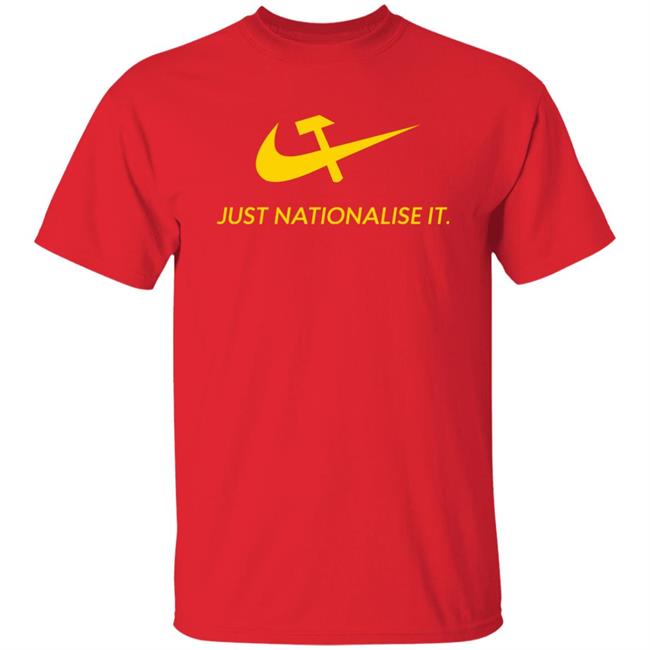 Just Nationalise It Shirt Solidarity Merch Desibuna