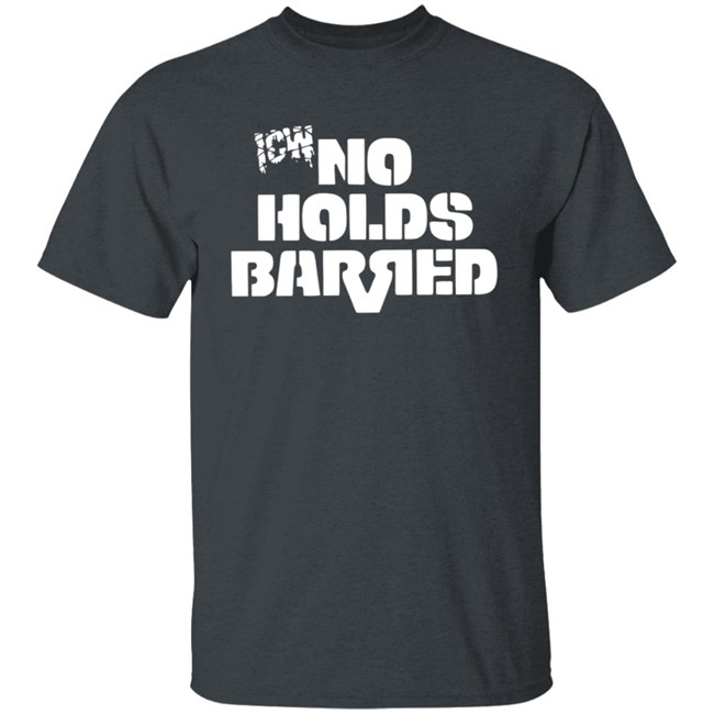 Icw No Holds Barred Classic Logo Shirt White Icw No Holds Barred Classic Logo Shirt White