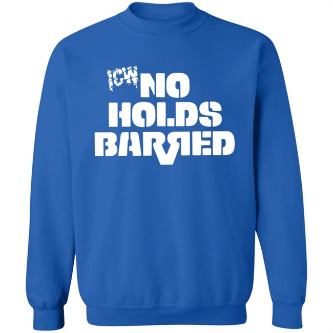 Icw No Holds Barred Classic Logo Shirt White Icw No Holds Barred Classic Logo Shirt White