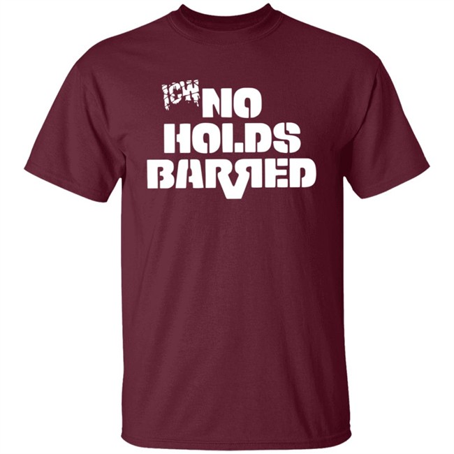 Icw No Holds Barred Classic Logo Shirt White Icw No Holds Barred Classic Logo Shirt White