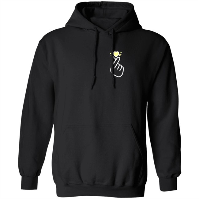 Second City Prints Finger Heart Hoodie