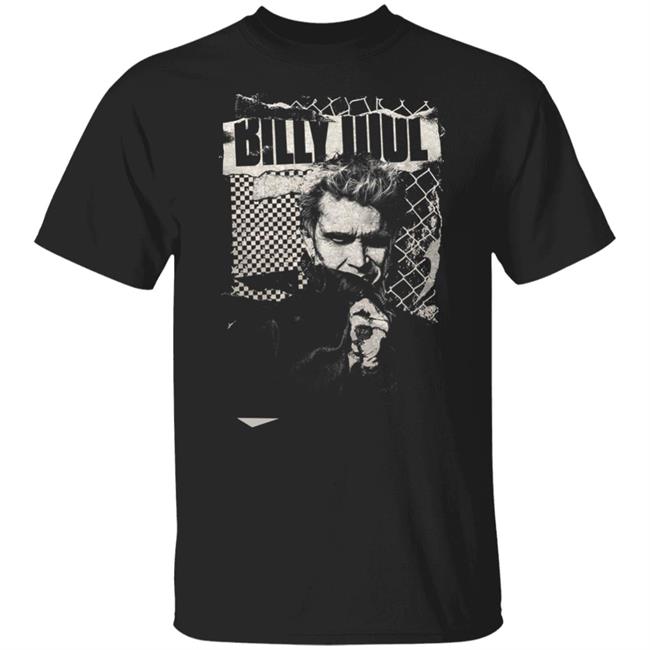 Billy Idol Merch Limited Edition Punk Collage T Shirt
