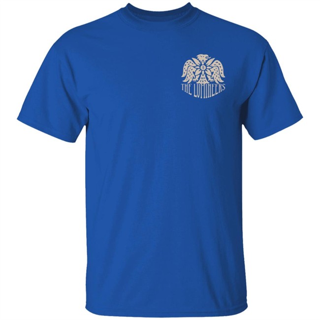 Lumineers Merch Soaring Eagle Crest Shirt Lumineers Merch Soaring Eagle Crest Shirt