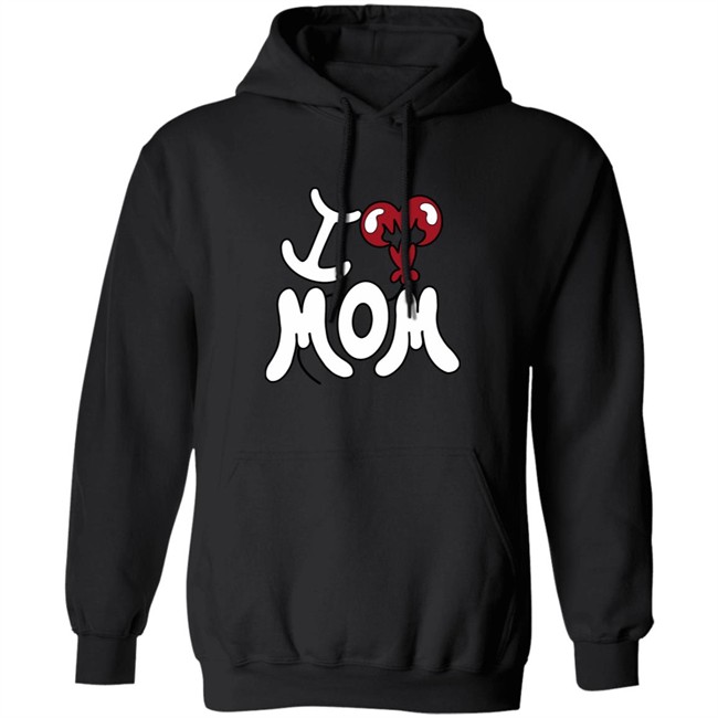 I Heart Mom Sherpa Hoodie