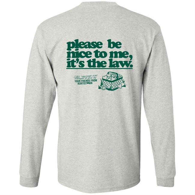 Limited Edition Kurtis Conner Shop Please Be Nice To Me SweatShirt Limited Edition Kurtis Conner Shop Please Be Nice To Me SweatShirt