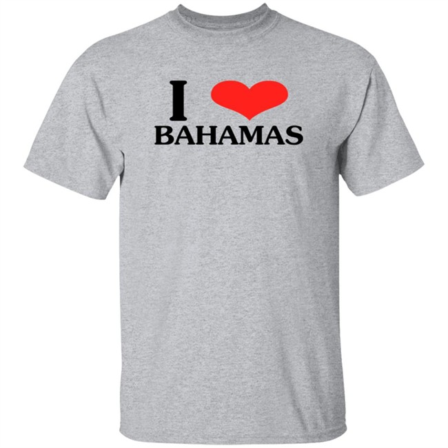 Limited Edition Bella Hadid I Love Bahamas Shirt Limited Edition Bella Hadid I Love Bahamas Shirt