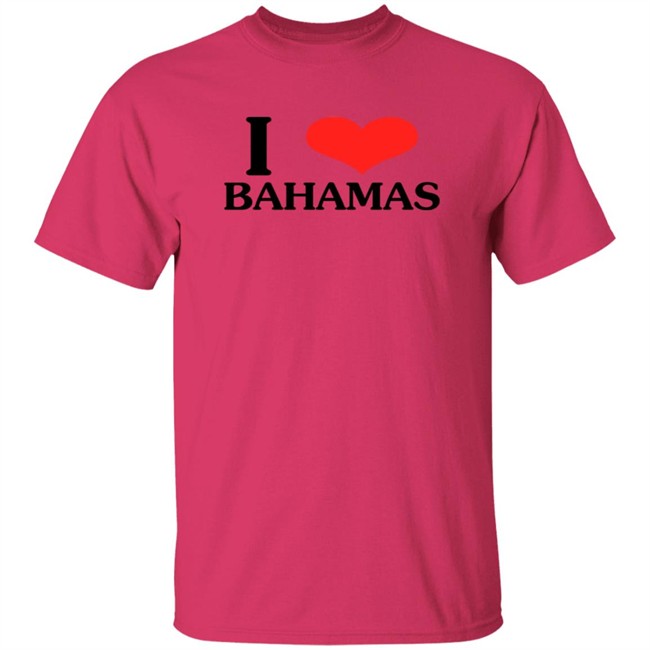Limited Edition Bella Hadid I Love Bahamas Shirt Limited Edition Bella Hadid I Love Bahamas Shirt
