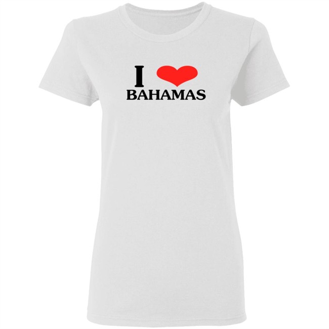 Limited Edition Bella Hadid I Love Bahamas Shirt Limited Edition Bella Hadid I Love Bahamas Shirt