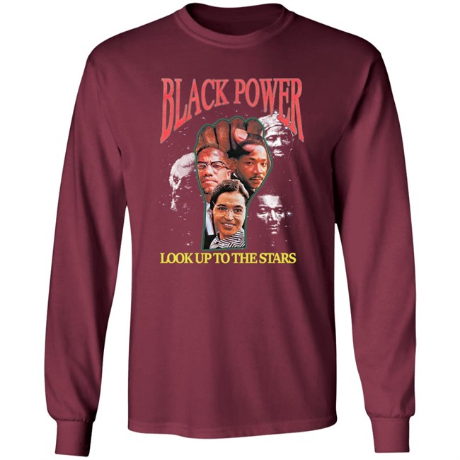 Black Power Look Up To The Stars Shirt Black Power Look Up To The Stars Shirt