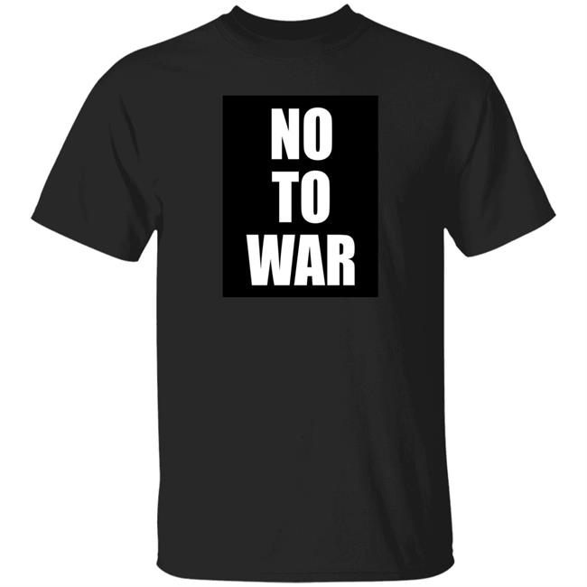No To War Shirt John Ruddy Ukraine Russia War