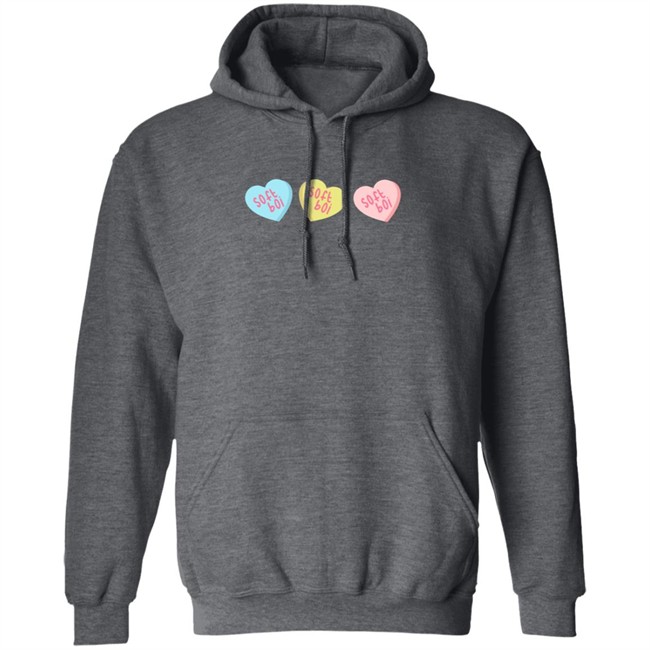 Soft Boi Merch Candy Hearts Hoodie Soft Boi Merch Candy Hearts Hoodie