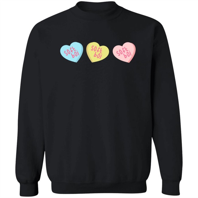 Soft Boi Merch Candy Hearts Hoodie Soft Boi Merch Candy Hearts Hoodie