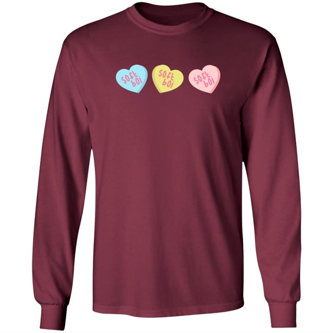 Soft Boi Merch Candy Hearts Hoodie Soft Boi Merch Candy Hearts Hoodie