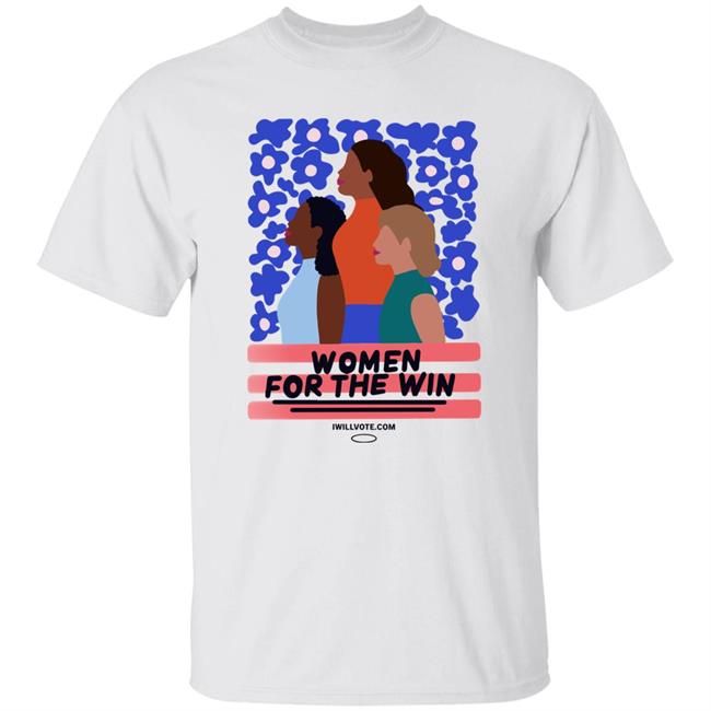 The Democrats Merch Store Women For The Win Iwillvote Shirt