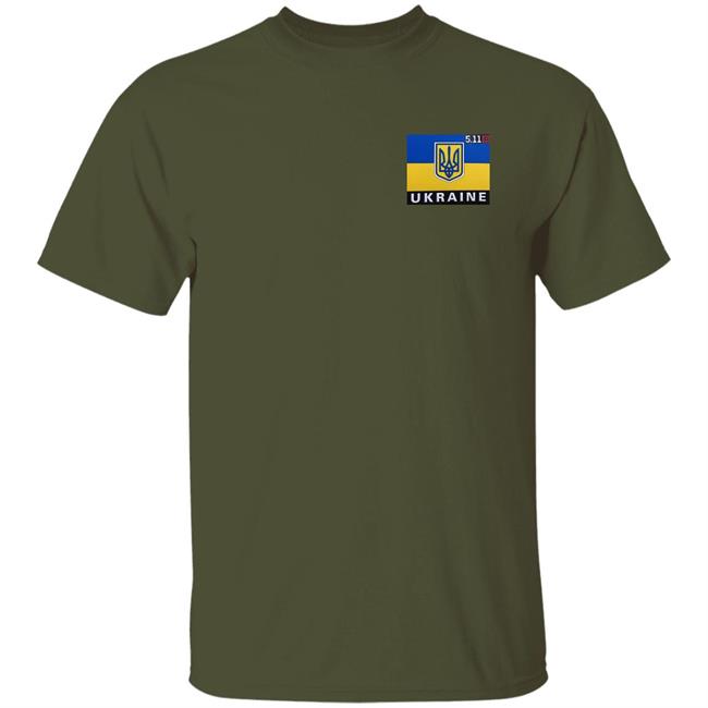 5.11 Tactical Ukraine Shirt 5.11 Tactical Ukrainian Flag Shield T Shirt Zelensky