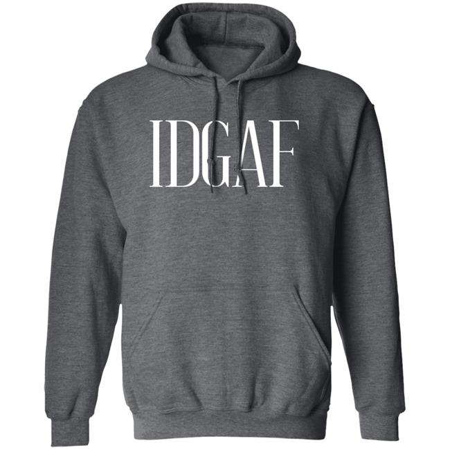 Lookhuman Merch Idgaf Hoodie Sweatshirt