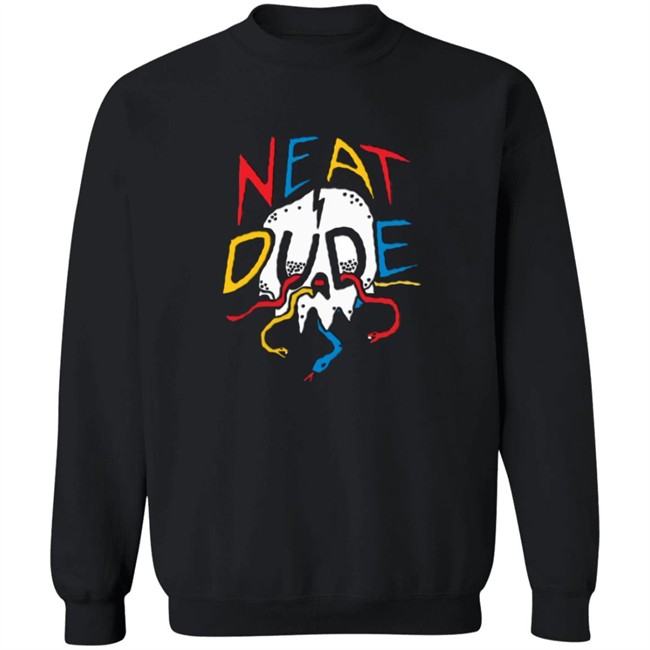 Neat Dude Merch Snake Skull Neat Dude SweatShirt