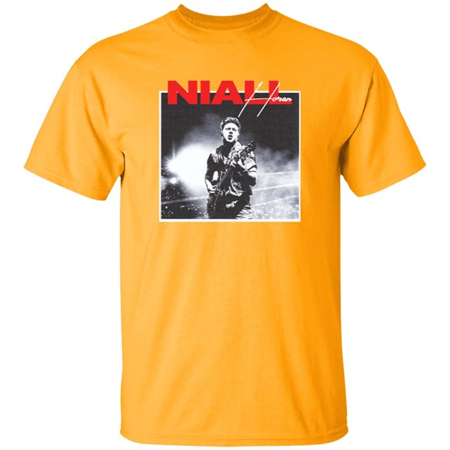 Niall Horan Merch Niall Stage Photo Tee Shirt Niall Horan Merch Niall Stage Photo Tee Shirt