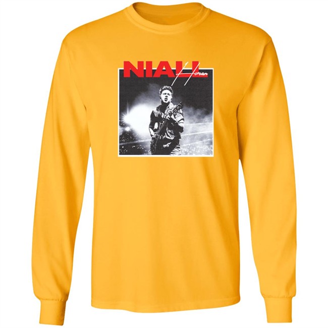 Niall Horan Merch Niall Stage Photo Tee Shirt Niall Horan Merch Niall Stage Photo Tee Shirt