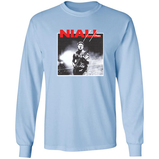 Niall Horan Merch Niall Stage Photo Tee Shirt Niall Horan Merch Niall Stage Photo Tee Shirt