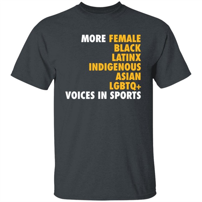Megan Reyes More Diverse Voices In Sports T Shirt Megan Reyes More Diverse Voices In Sports T Shirt