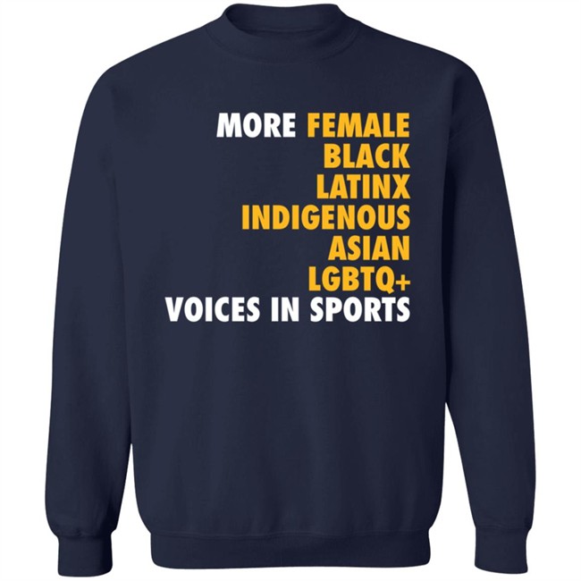 Megan Reyes More Diverse Voices In Sports T Shirt Megan Reyes More Diverse Voices In Sports T Shirt