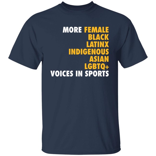 Megan Reyes More Diverse Voices In Sports T Shirt Megan Reyes More Diverse Voices In Sports T Shirt