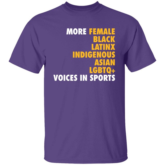 Megan Reyes More Diverse Voices In Sports T Shirt Megan Reyes More Diverse Voices In Sports T Shirt