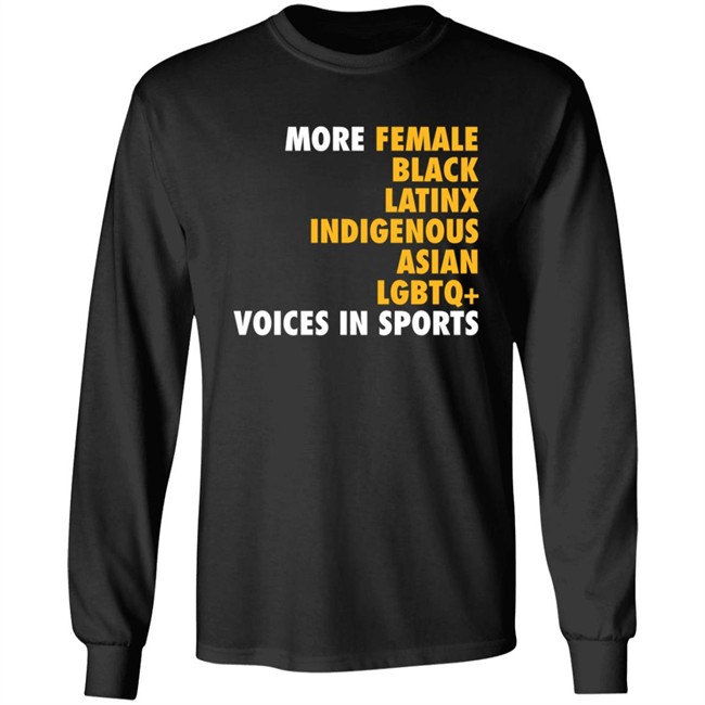 Megan Reyes More Diverse Voices In Sports T Shirt Megan Reyes More Diverse Voices In Sports T Shirt
