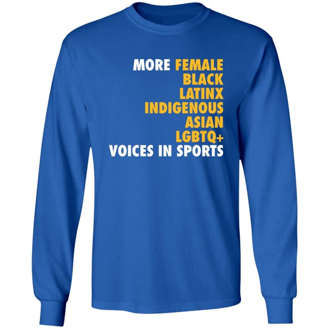 Megan Reyes More Diverse Voices In Sports T Shirt Megan Reyes More Diverse Voices In Sports T Shirt